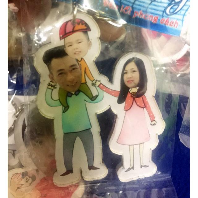 MÓC KHOÁ CHIBI GIA ĐÌNH  Tt499