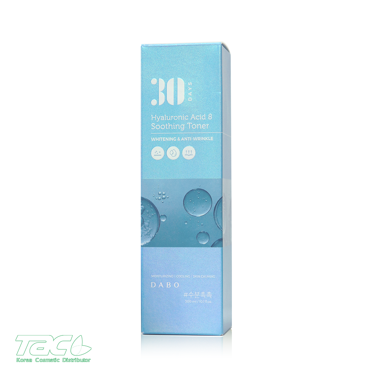 DABO Nước hoa hồng dưỡng da Hyaluronic cấp ẩm sâu, làm sáng làm dịu da - DABO Hyaluronic Acid 8 Soothing Toner 300ml