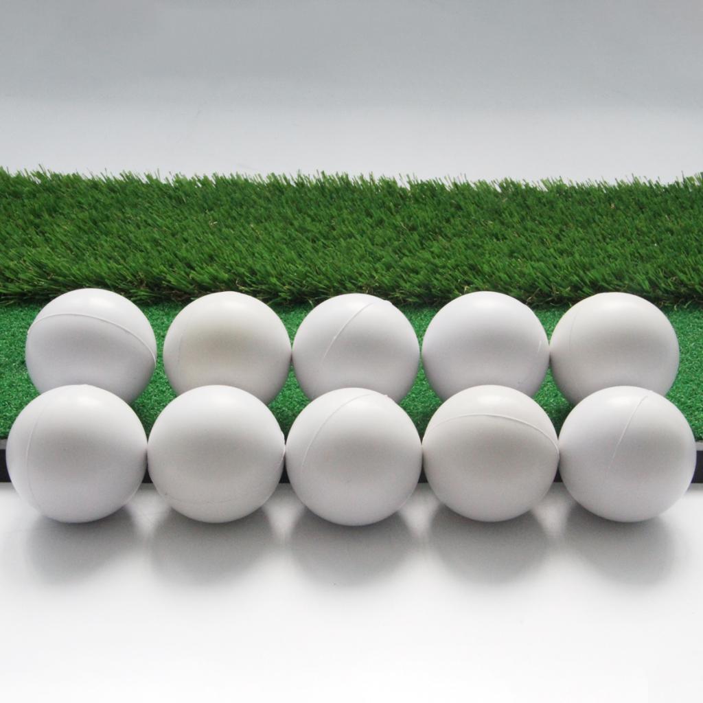 10 Pack Lightweight PU Soft Golf Balls For Indoor Driving Range Practice