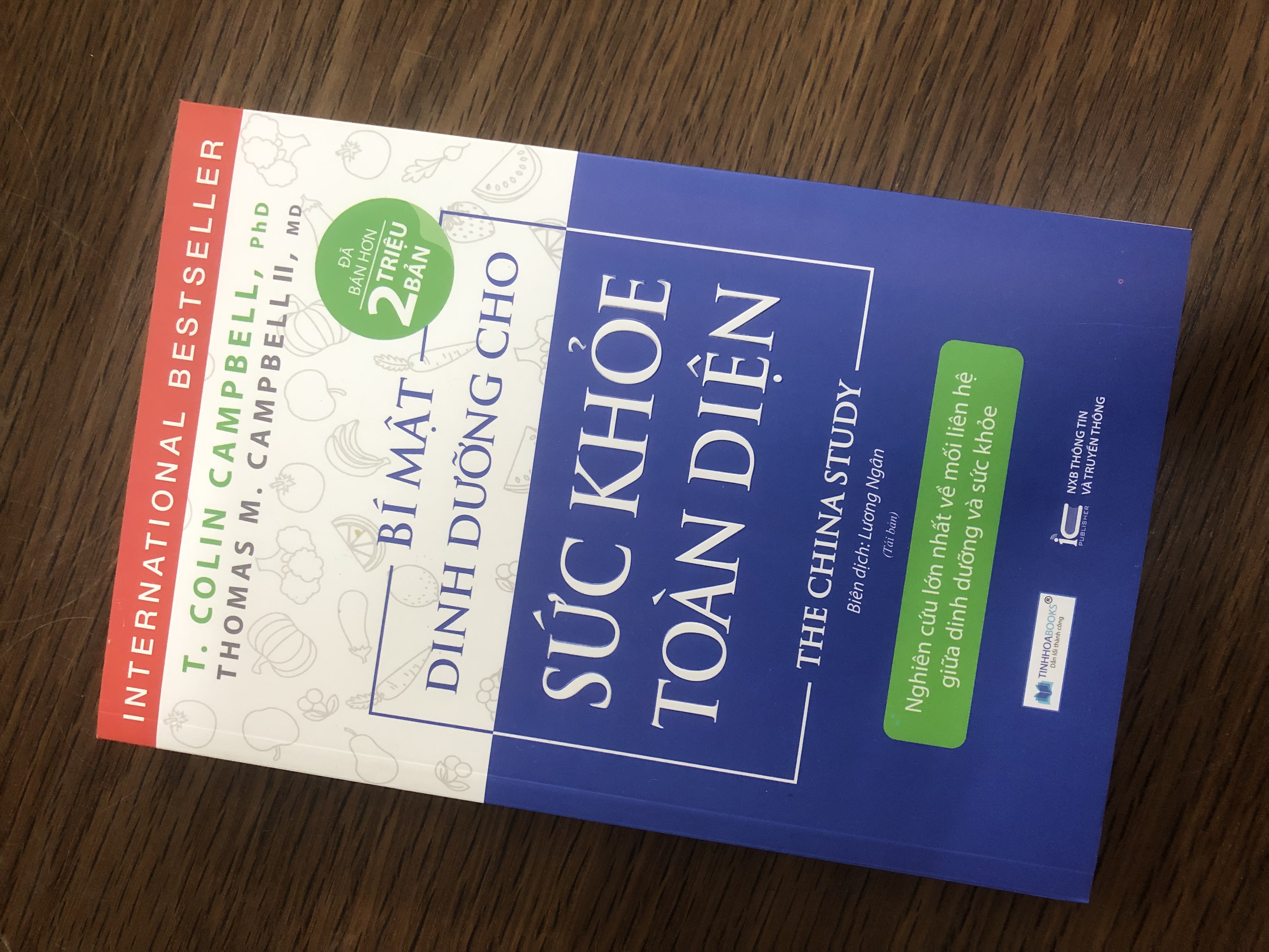 (Tái bản 2025) Sách Sức Khoẻ Toàn Diện - The China Study