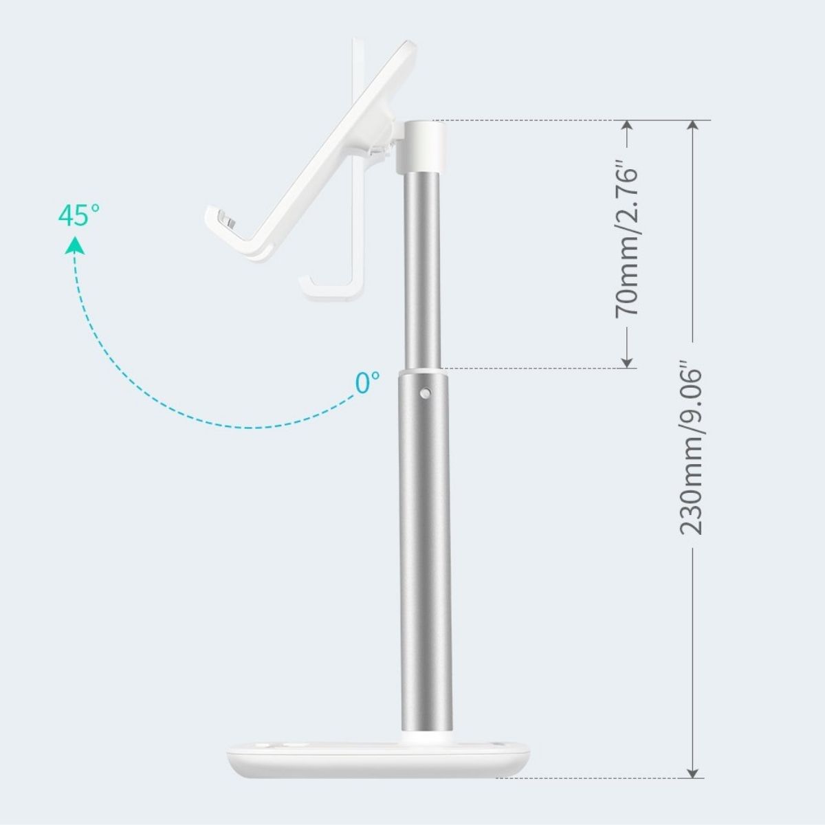 Giá đỡ Choetech H035 bảng siêu mỏng có thể gấp gọn và điều chỉnh chiều cao (hàng chính hãng)