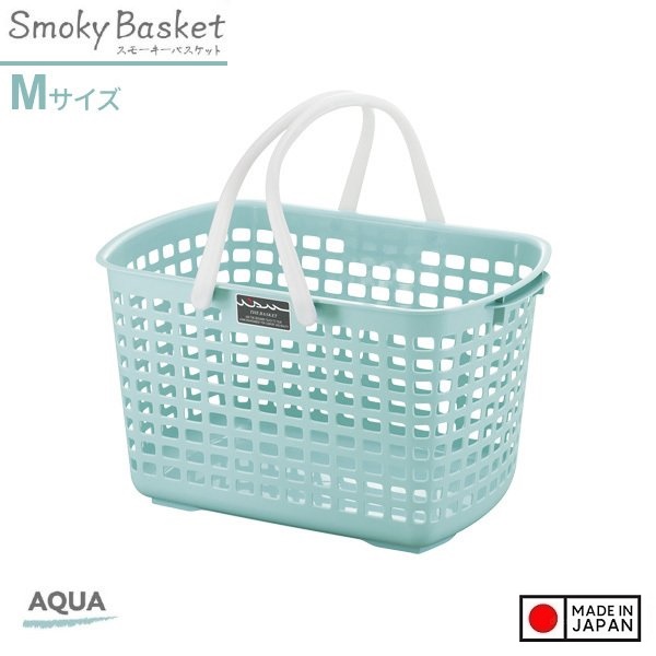 Giỏ xách đựng đồ giặt Fudo Giken Smoky - Hàng nội địa Nhật Bản (#Made in Japan) - Size L - Gray