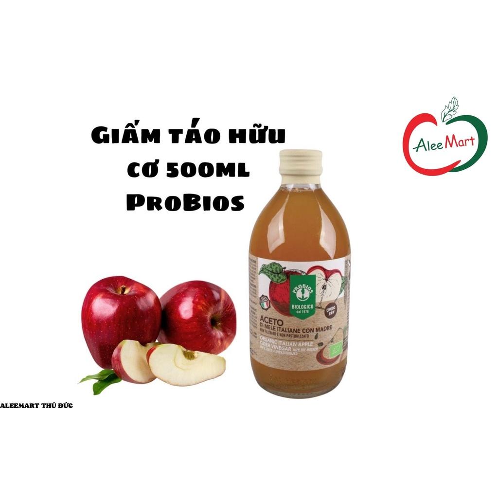 Giấm Táo Hữu Cơ (Có Giấm Cái) Probios 500Ml