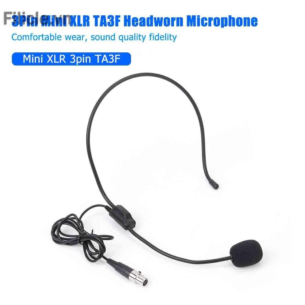Micro Mini XLR TA3F 3Pin Cho Bộ Truyền Phát Không Dây