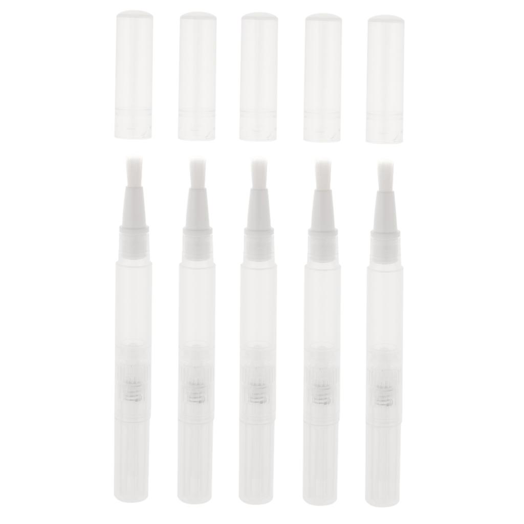 5 Cái 3ml Rỗng Twist Pen Mỹ Phẩm Hộp đựng Bóng Lip Tăng Trưởng ống