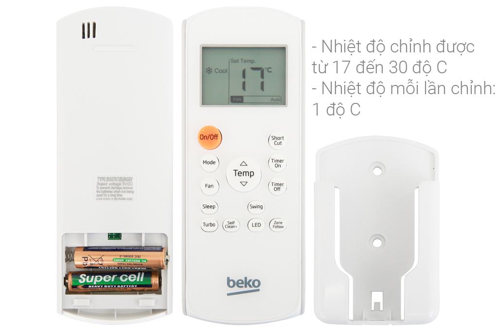 Máy lạnh 2 chiều Beko Inverter 1.0 HP RSVH09VS - Hàng chính hãng - Giao hàng toàn quốc