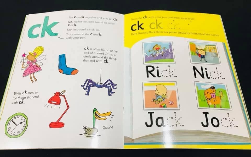 Wipe -clean Phonics book -4Q