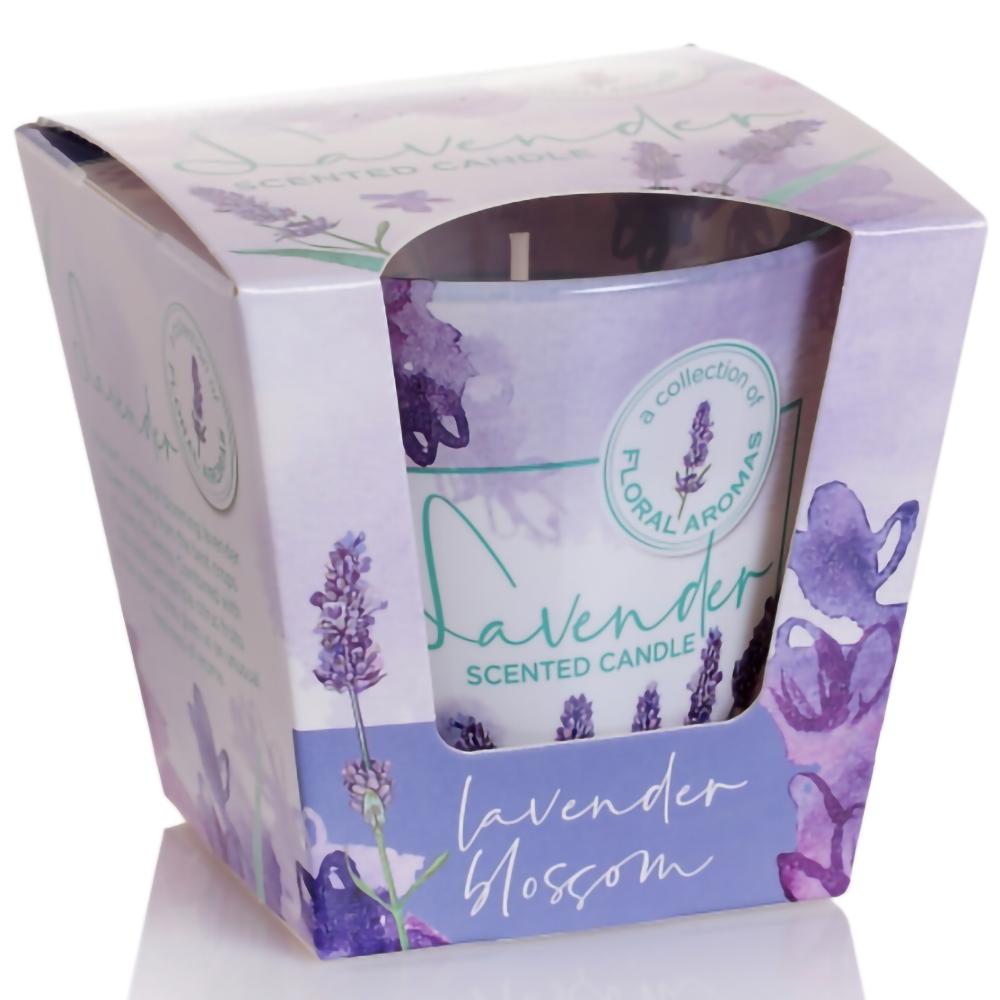 Ly nến thơm tinh dầu Bartek Lavender 115g QT5351 - oải hương, bạc hà, nến trang trí, thơm phòng, thư giãn, hỗ trợ khử mùi (giao mẫu ngẫu nhiên)