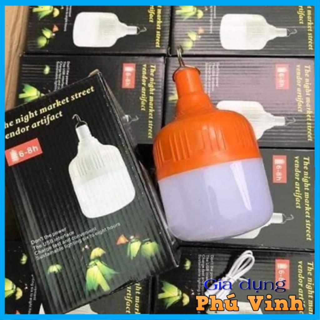 Bóng đèn led tích điện 100W dùng 6h đến 8h.