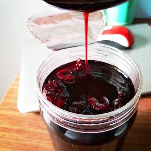 Syrup kèm mứt Hibiscus