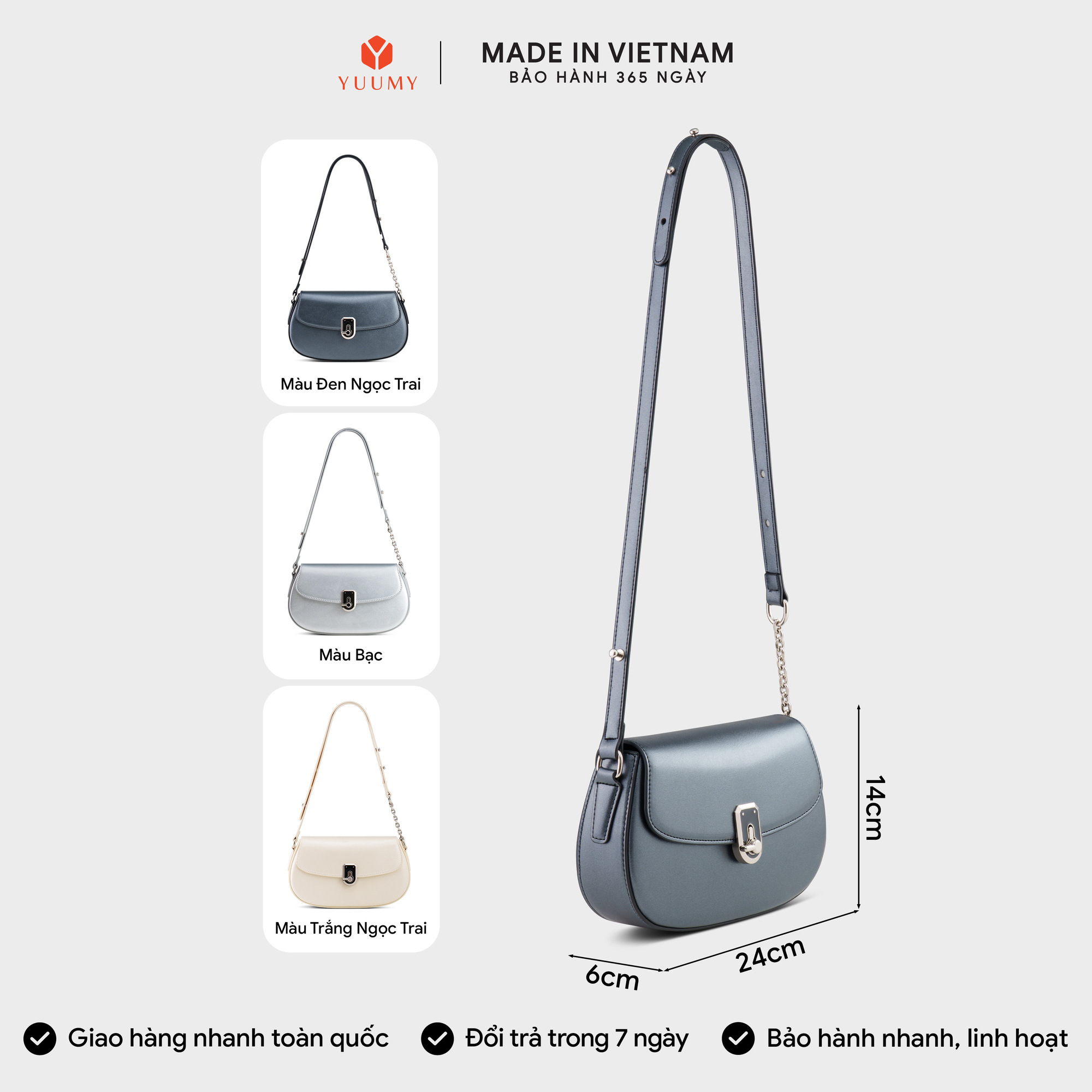 Túi đeo chéo nữ YUUMY YN278