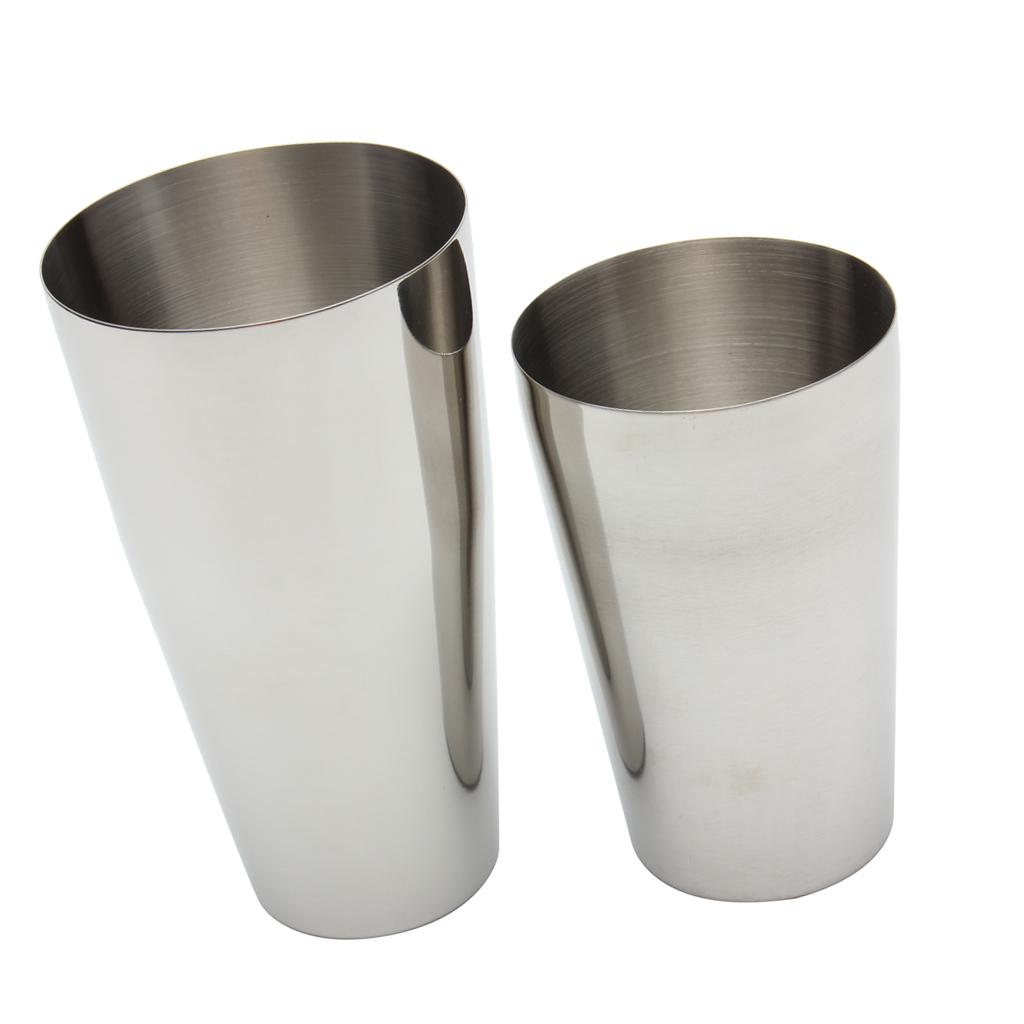 Martini BAR COCKTAIL SHAKER Stainless Steel Boston Mixing Tin Set