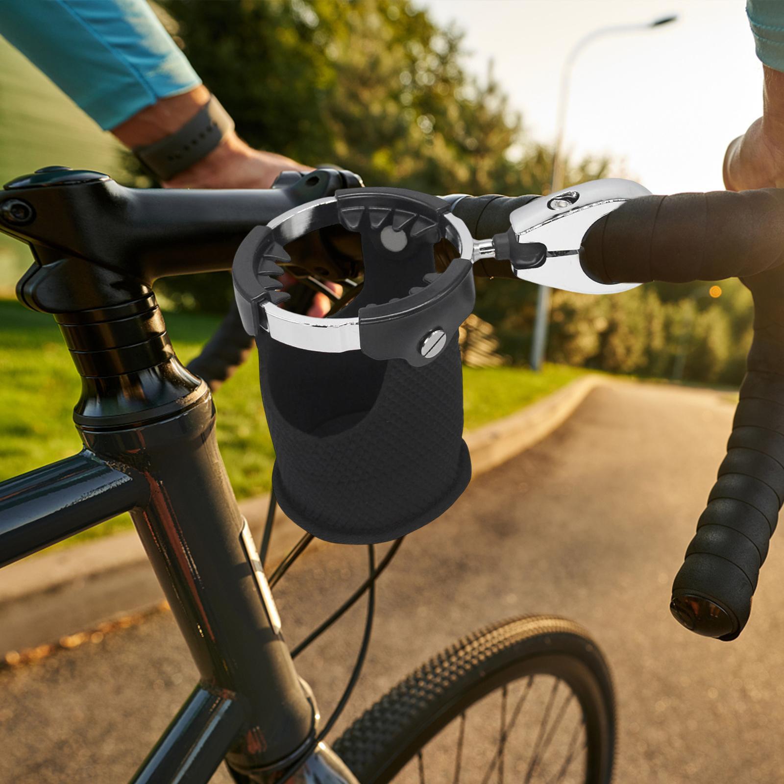 Universal Motorcycle Cup Holder Handlebar Mount Adjustable Metal Rack Drink Water Bottle Holder for Boat Armrest Bike Canoe