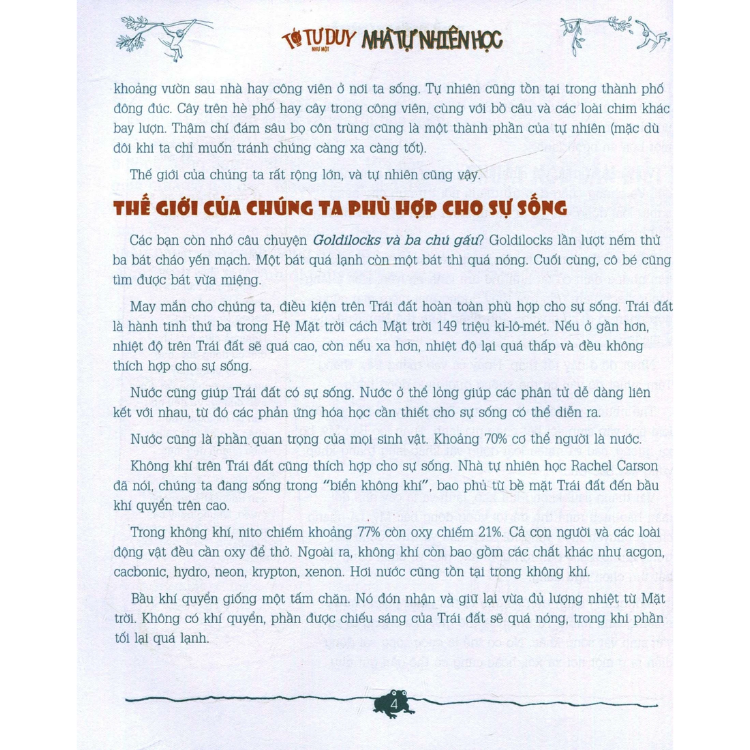 Sách Tớ Tư Duy Như Một Nhà Tự Nhiên Học - Tất Tần Tật Về Tự Nhiên