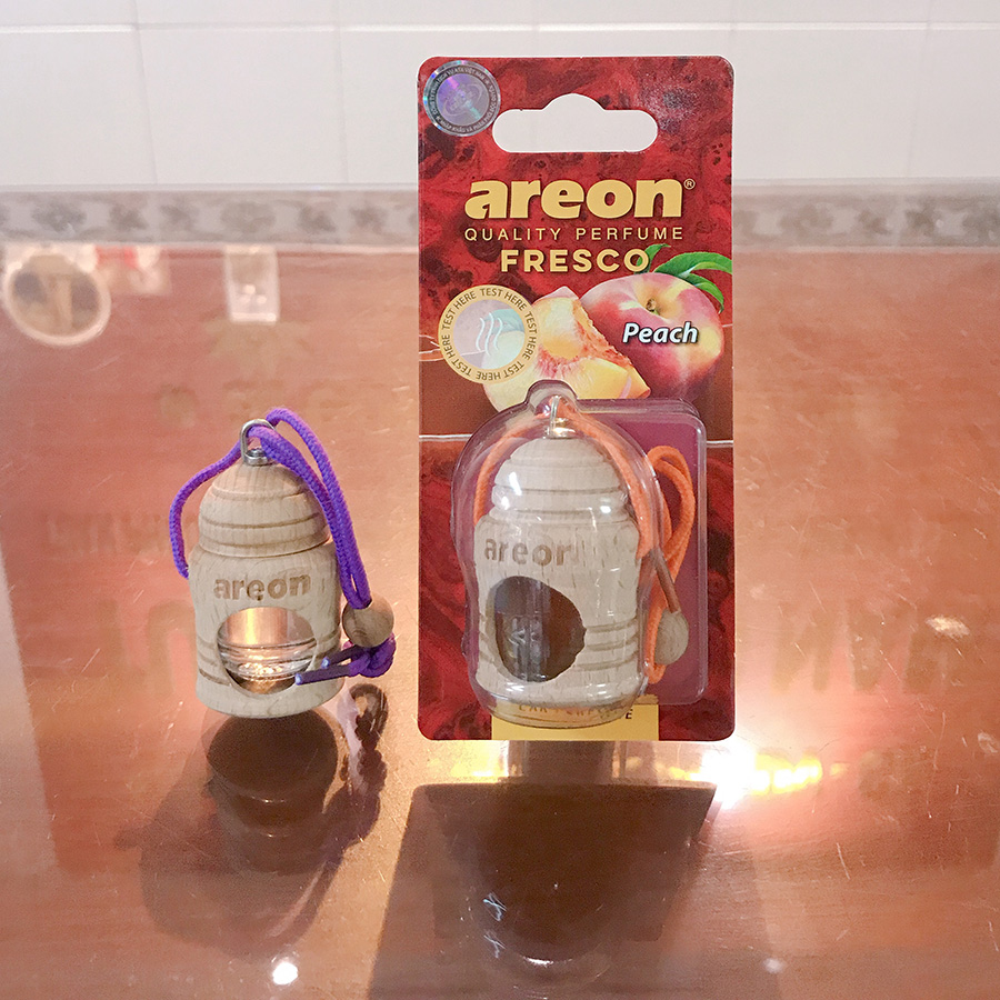 Tinh dầu treo xe ô tô Areon hương đào – Areon Fresco Peach