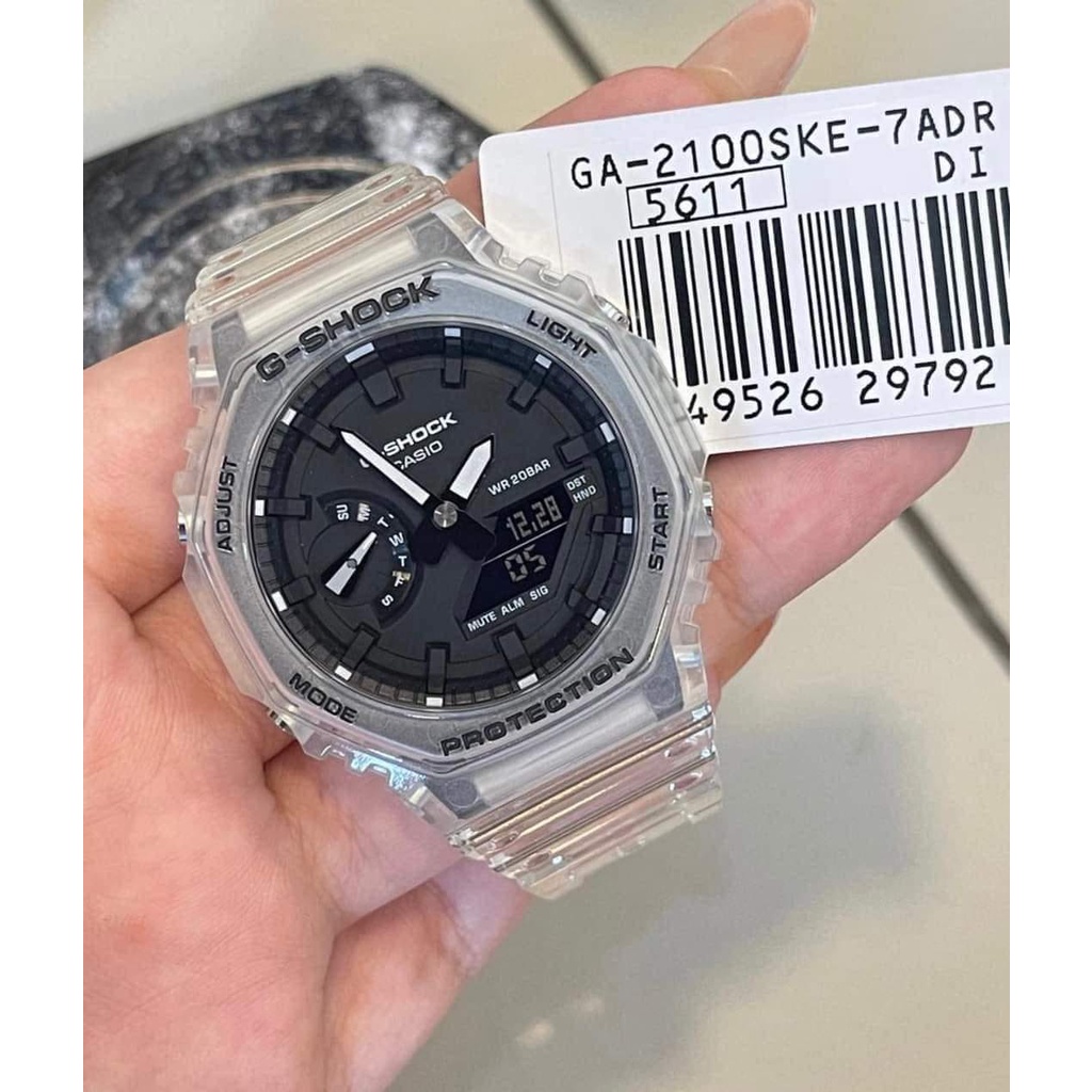 Đồng hồ nam G-Shock Casio Anh Khuê bảo hành 5 năm GA-2100 GA-2100SKE-7ADR