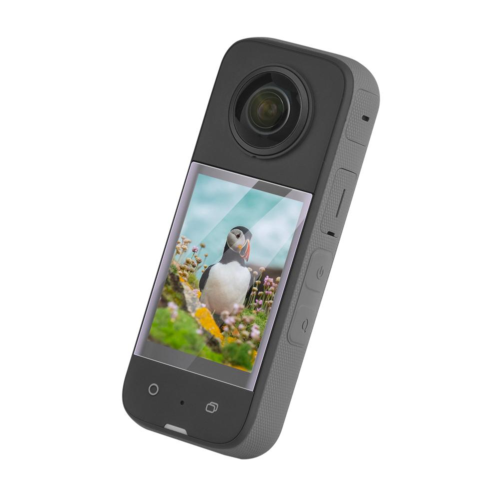 2 Cái/bộ Len Kính Bảo Vệ Chống Trầy Xước Phim Bảo Vệ Màn Hình Chống Dầu Camera Hành Động Phụ Kiện Cho Insta360 ONE X3