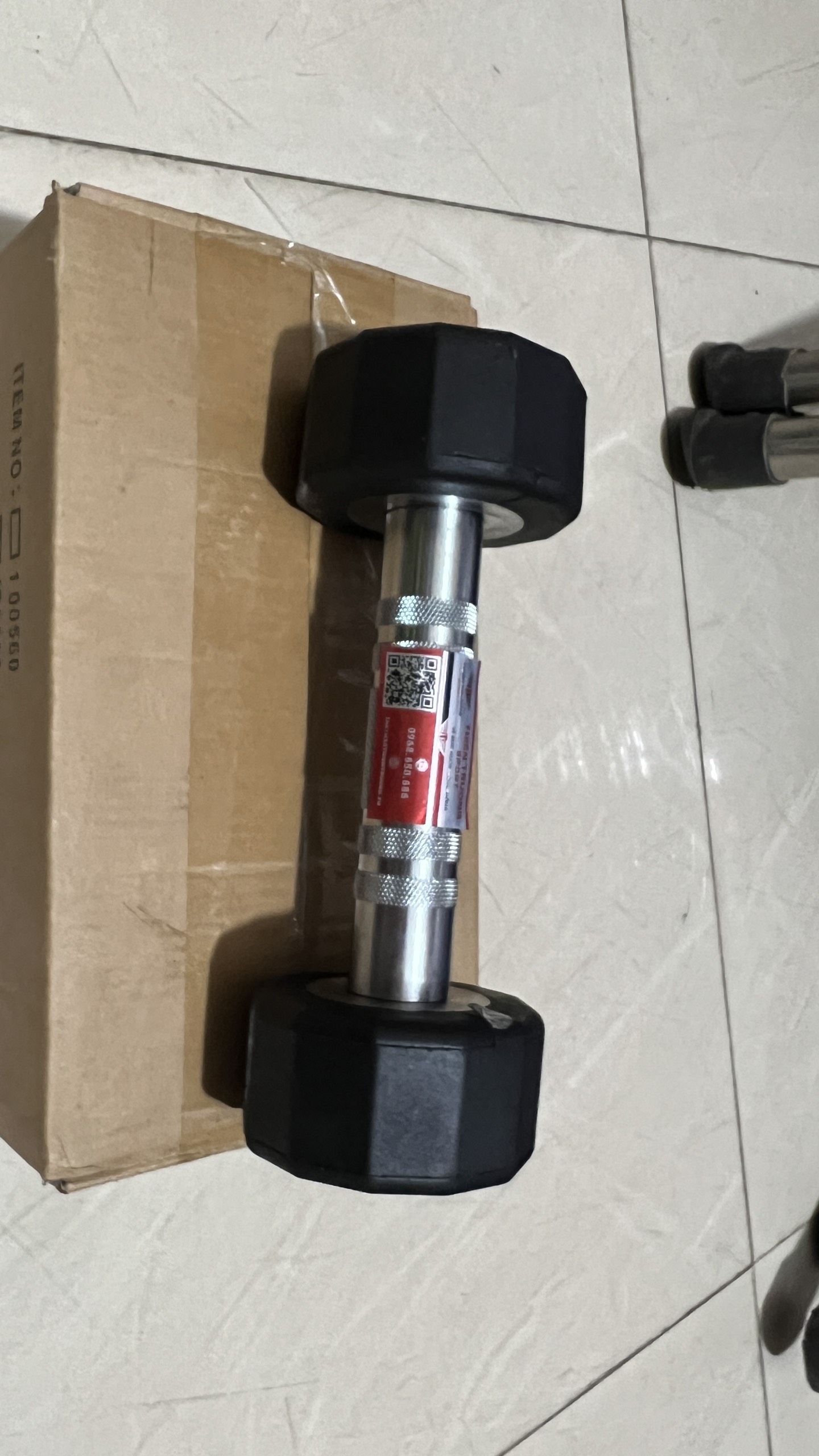 Tạ tay bọc cao su Iron Grip 5kg 1 quả T THIEN TRUONG SPORT