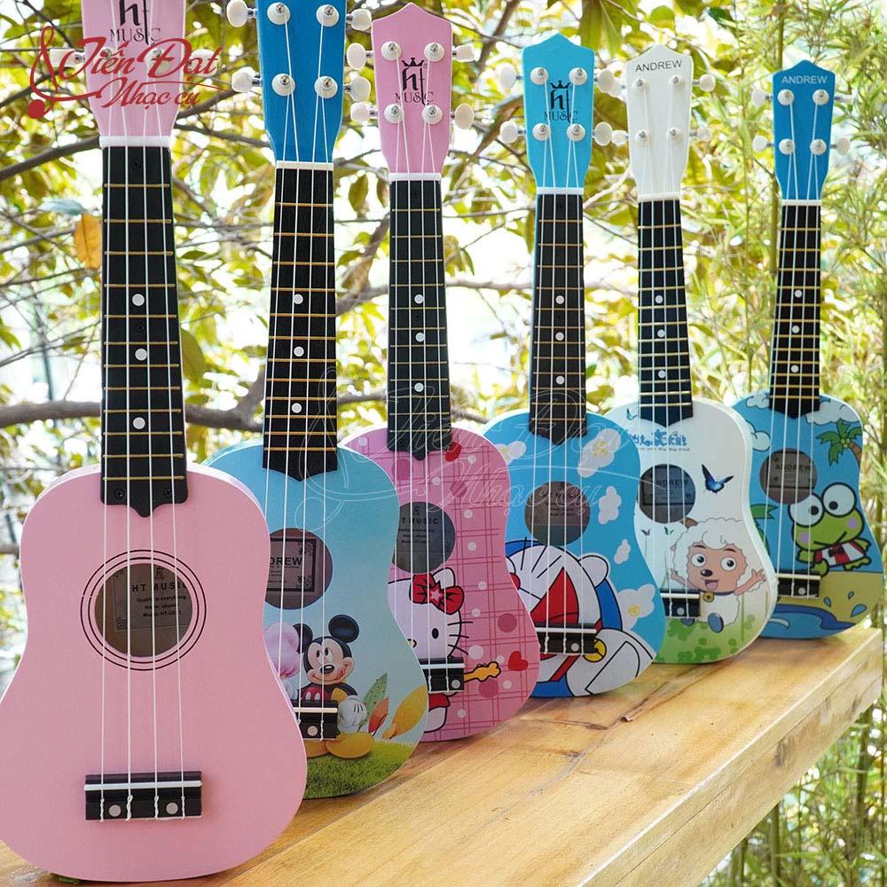 Đàn Ukulele Cho Bé Nhiều Họa Tiết Đáng Yêu