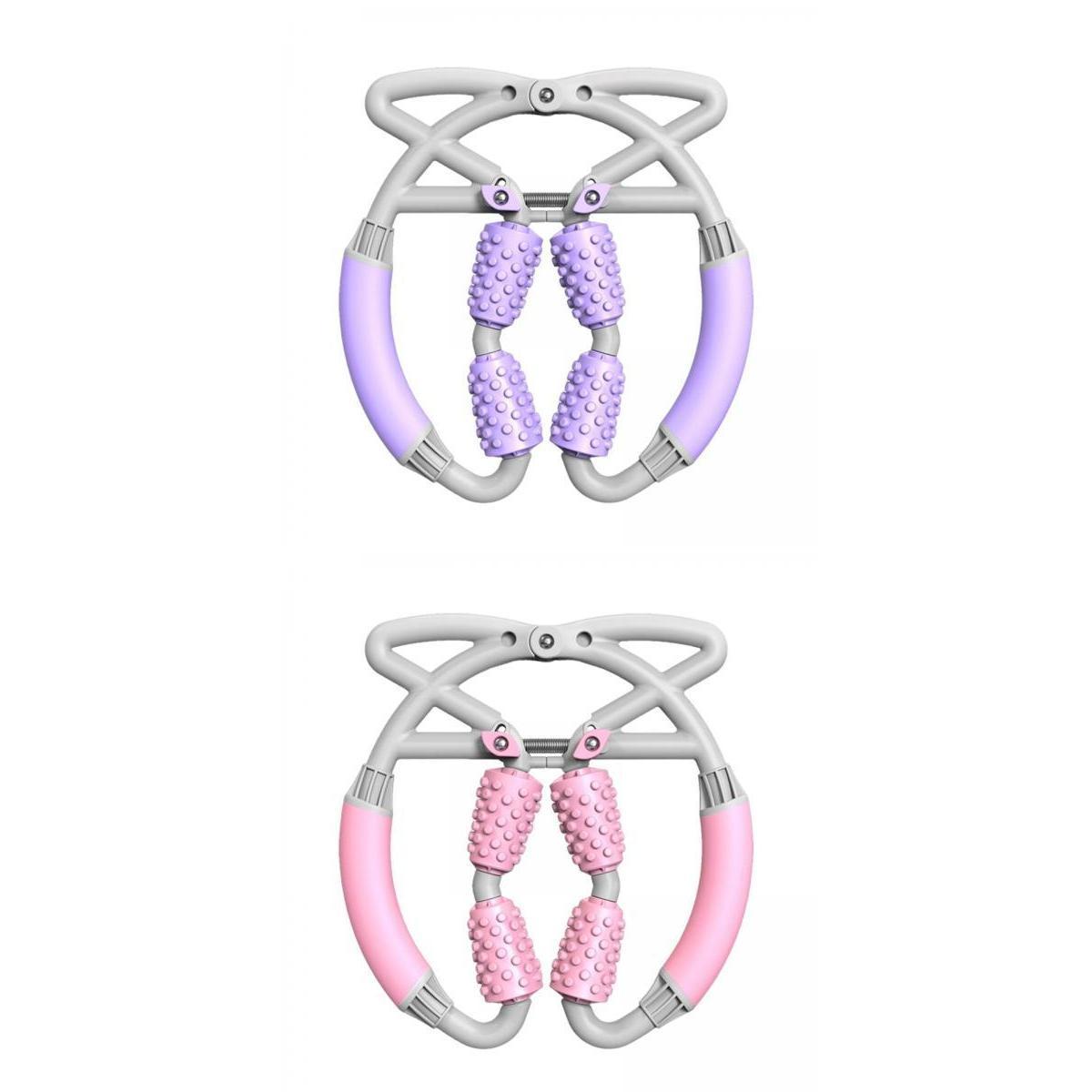 2 Pcs Handheld Yoga Fitness Massage Tool for Legs Thigh Neck Arm Deep Tissue