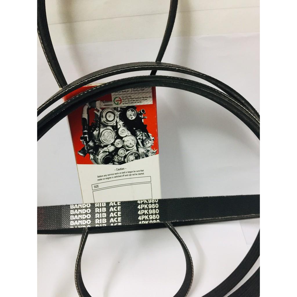Dây curoa 4PK980 nhãn hiệu Bando Nhật Bản