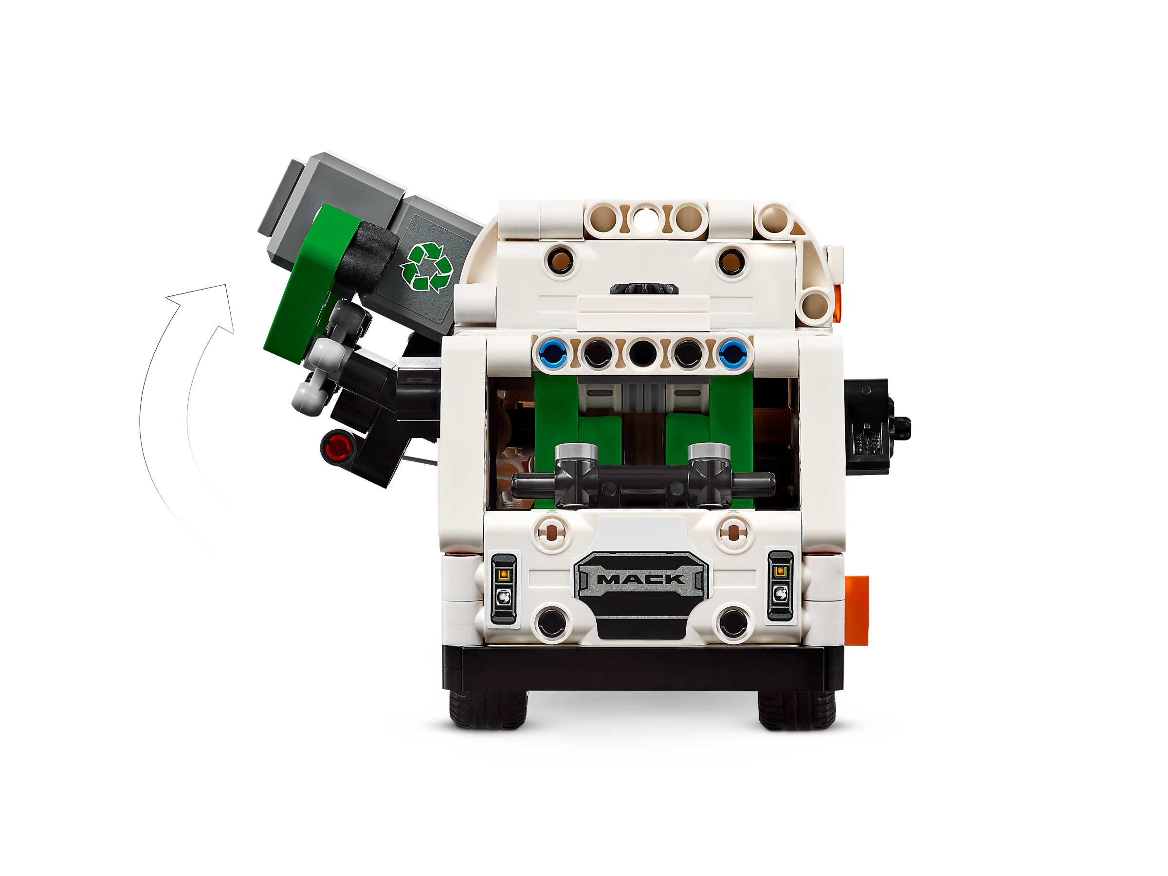 Đồ Chơi Lắp Ráp Xe Tải Rác Điện Mack LR - Mack LR Electric Garbage Truck - Lego Technic 42167 (503 Mảnh Ghép)