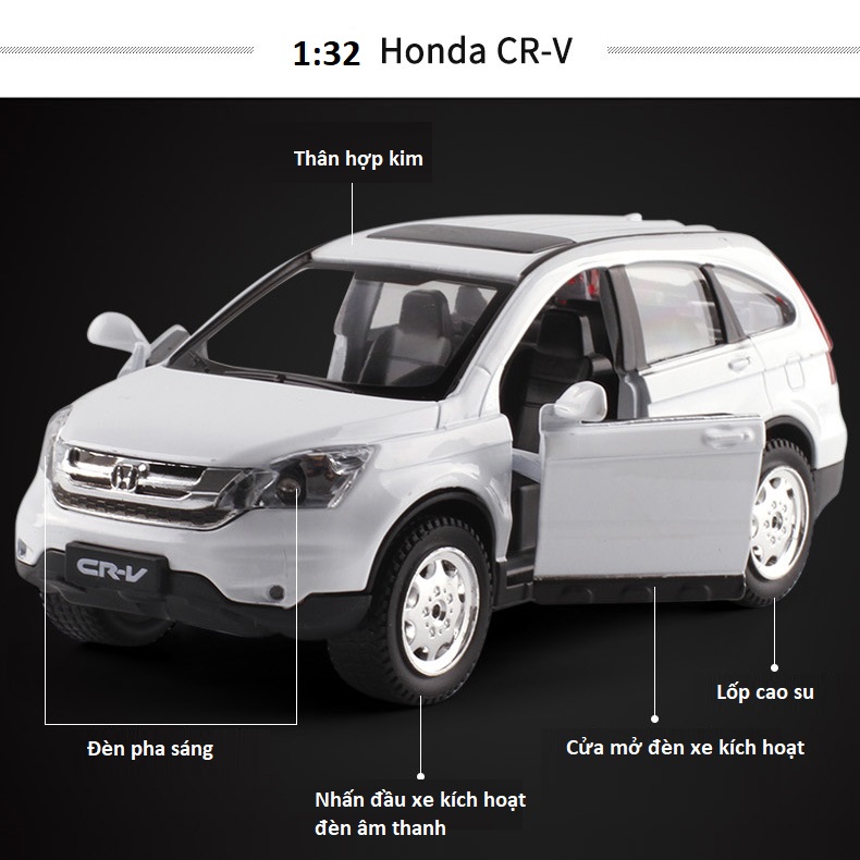 Xe Mô Hình Hợp Kim CRV 2010_Tỉ Lệ 1:32