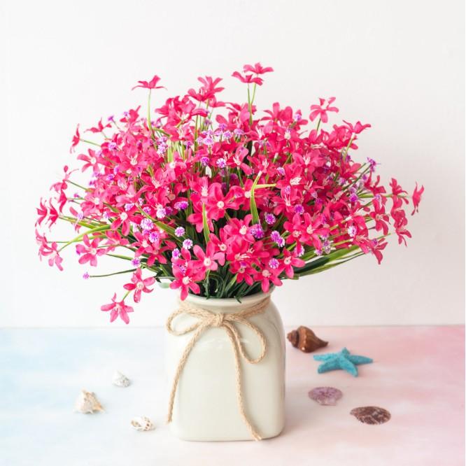 Hoa thuỷ tiên giả trang trí – Nhiều màu sắc – Cụm hoa dài khoảng 30 cm gồm 7 nhánh – Cây giả, hoa lụa decor