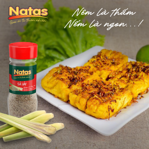 Sả vảy Natas Hũ 40g-Bột Gia Vị Tiện Dụng