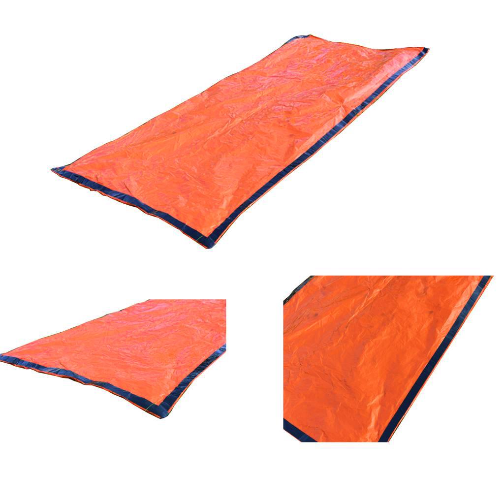 Portable Emergency Sleeping Bag Outdoor Survival Whistle Tent Blanket