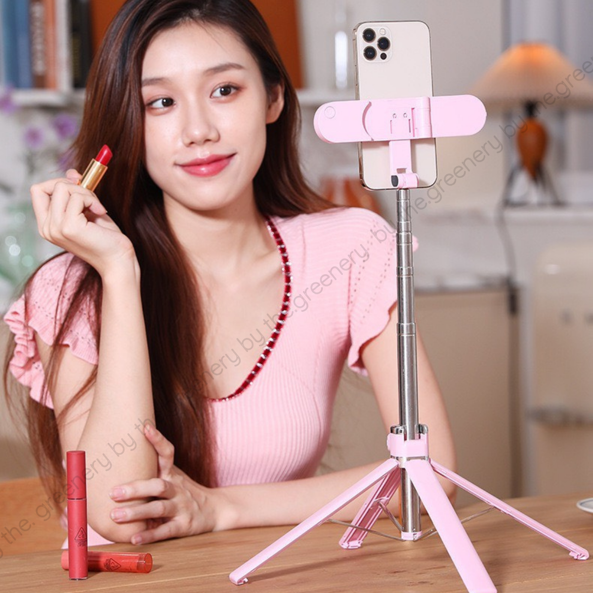 Gậy chụp ảnh Selfie kiêm Tripod Cao 1.3m đa năng có remote Bluetooth(sạc điện) Tích hợp chân đế hợp kim kẽm chắc chắn