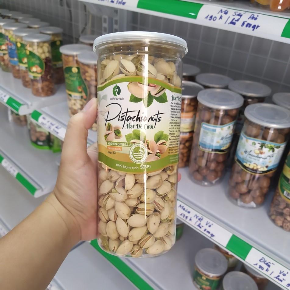 Hạt dẻ cười Mỹ (hũ 500gr)