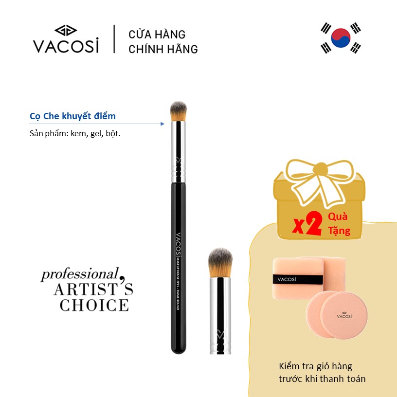 Cọ Che Khuyết Điềm Đầu Tròn PRO VACOSI - FP15 Round Concealer