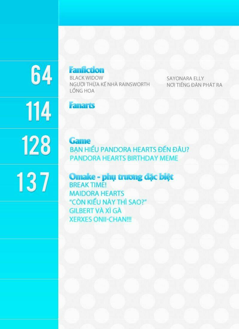 unbirthday - pandora hearts online magazine chapter 1 4