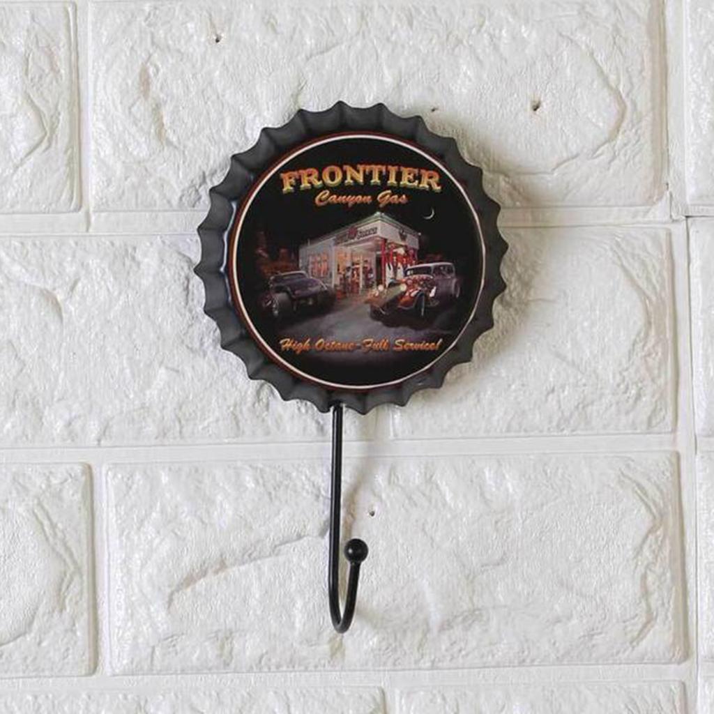 Vintage Style Heavy Duty Wall Hooks Metal Coat Towel Hat Key Hooks Hanger A