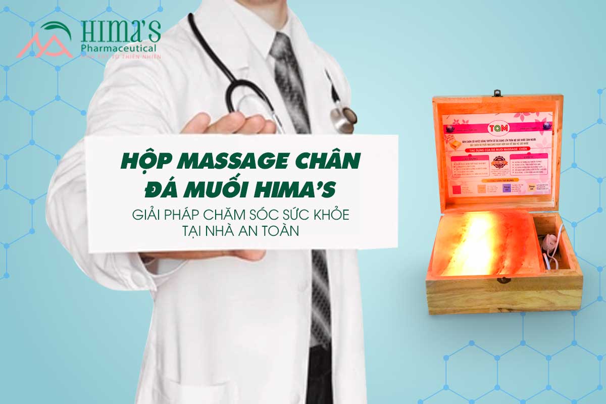 BÀN ĐẶT CHĂN ĐÁ MUỐI HIMALAYA HIMA`S HỖ TRỢ TÊ BÌ XƯƠNG KHỚP CHO MỌI GIA ĐÌNH