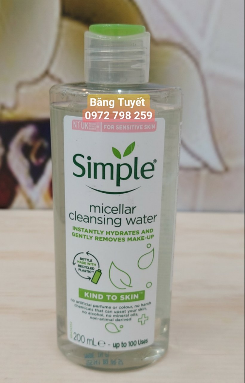 Nước tẩy trang SIMPLE 200ml
