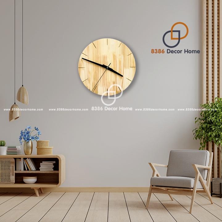 Đồng hồ decor treo tường gỗ kim trôi hiện đại sang trọng handmade decor vintage độc lạ thiết kế tối giản