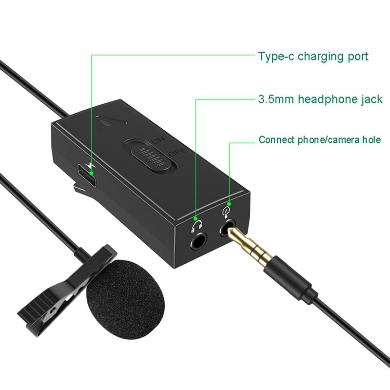 Micro đa hướng pin lithium độ nhạy cao, giảm tiếng ồn có giắc cắm 3.5mm dành cho máy tính bàn/bút ghi âmh, hội nghị video, giáo dục từ xa, webcast Internet, hát, ghi âm, trò chơi,họp trực tuyến và quay vlog kèm hộp đựng cao cấp- Hàng Chính Hãng