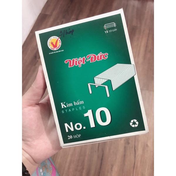 Kim bấm số 10 Việt Đức 15sheets 1000pcs