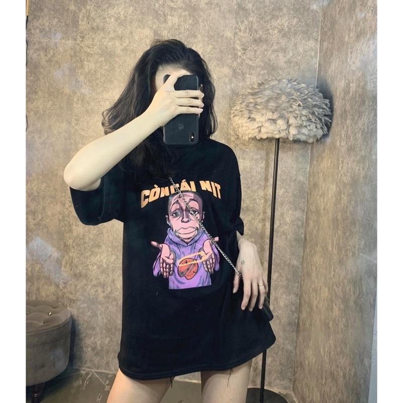 Áo Thun Hè Áo Phông Tay Lỡ Còn Cái Nịt Hottrend Chất Cotton Cổ tròn Form Thụng Tay Lỡ Nam Nữ Unisex Ulzzang Giá Rẻ