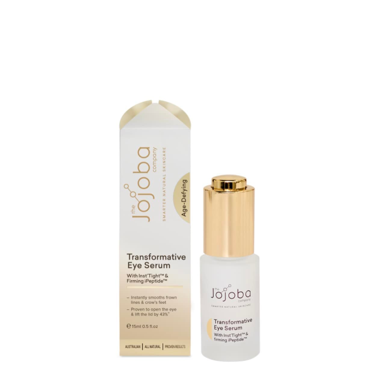 Serum dưỡng mắt Transformative Eye Serum 15ml - The Jojoba Company
