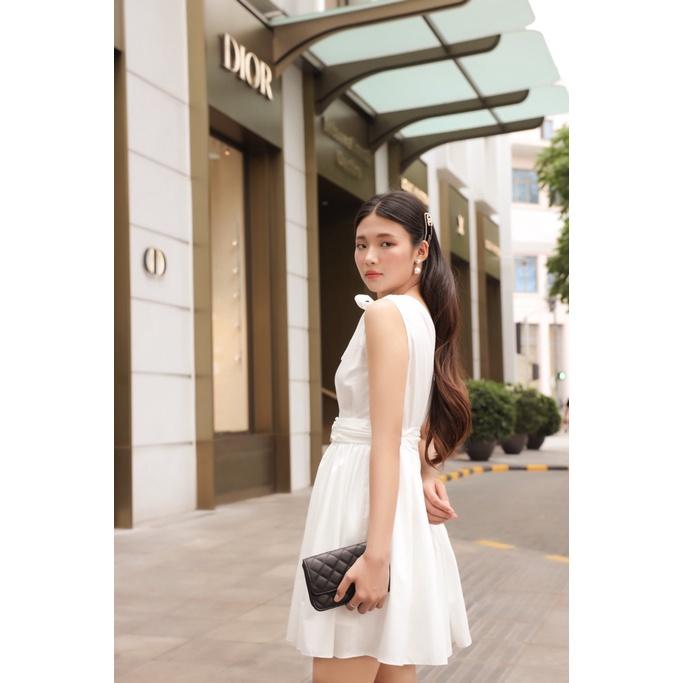 Playsuit áo liền quần ngắn chất liệu thô ướt nhẹ mát ứng dụng đi chơi đi biển PLS40011 CLARA MARE