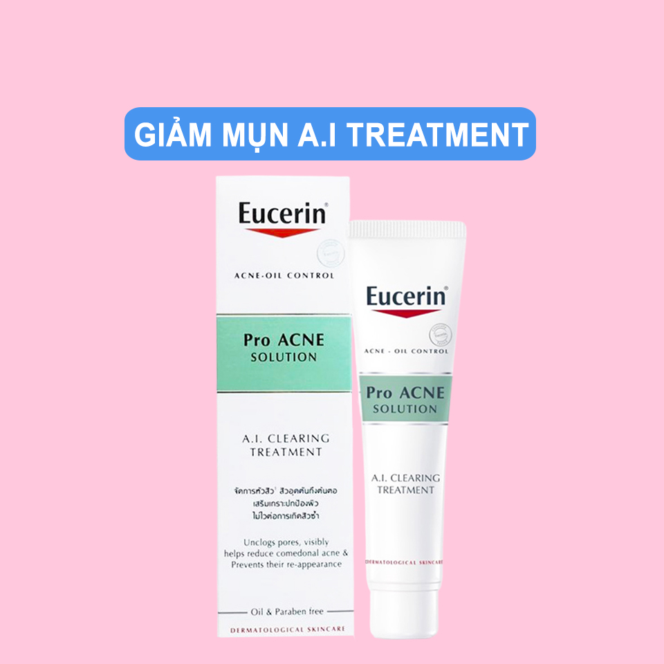 Tinh Chất  Eucerin Pro Acne A.I Clearing Treatment 40ml - Cho Da Mụn