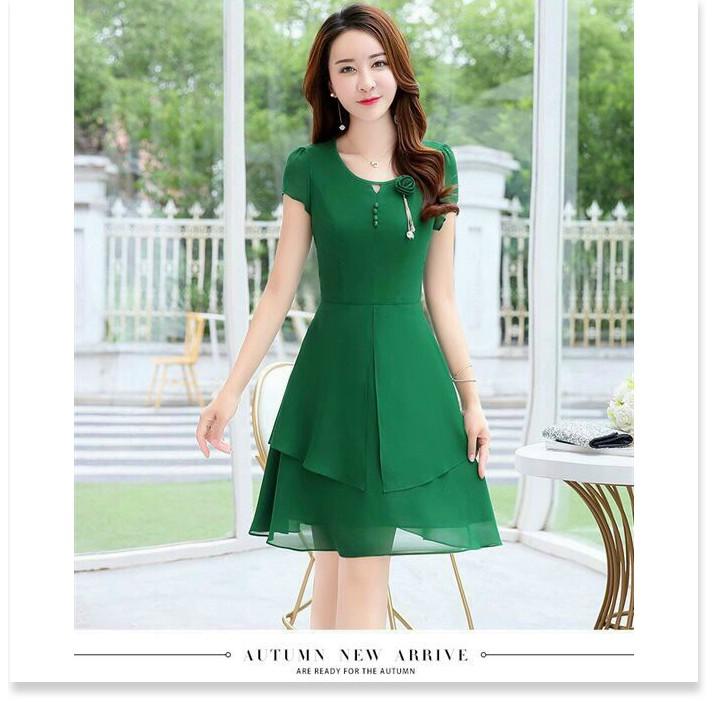 ĐẦM XÒE DỰ TIỆC XINH XẮN , SANG TRỌNG . TÔN DÁNG CHO CHỊ EM HQ FASHION NEW