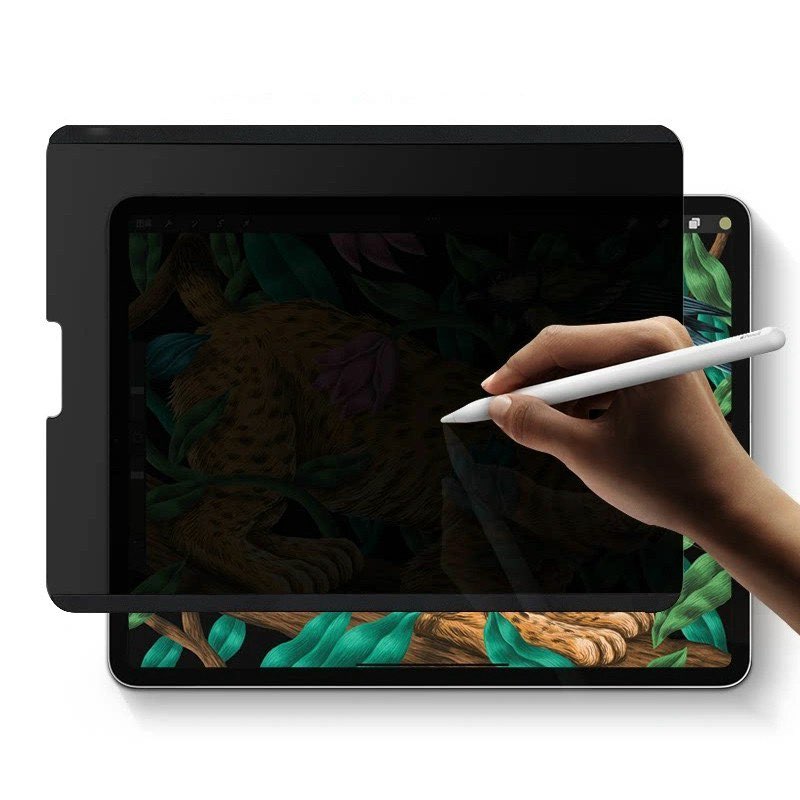 Dán Paperlike nam châm chống nhìn trộm cho  iPad Pro 11 / 12.9 inch M1 / M2 / Air 4 / 5 10.9 inch , Gen 9 10.2 inch hiệu Wiwu - hàng nhập khẩu