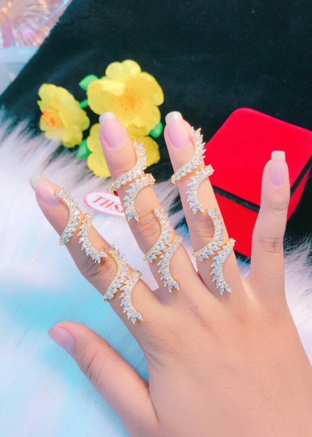 Nhẫn nữ mạ vàng 18k mã 3144