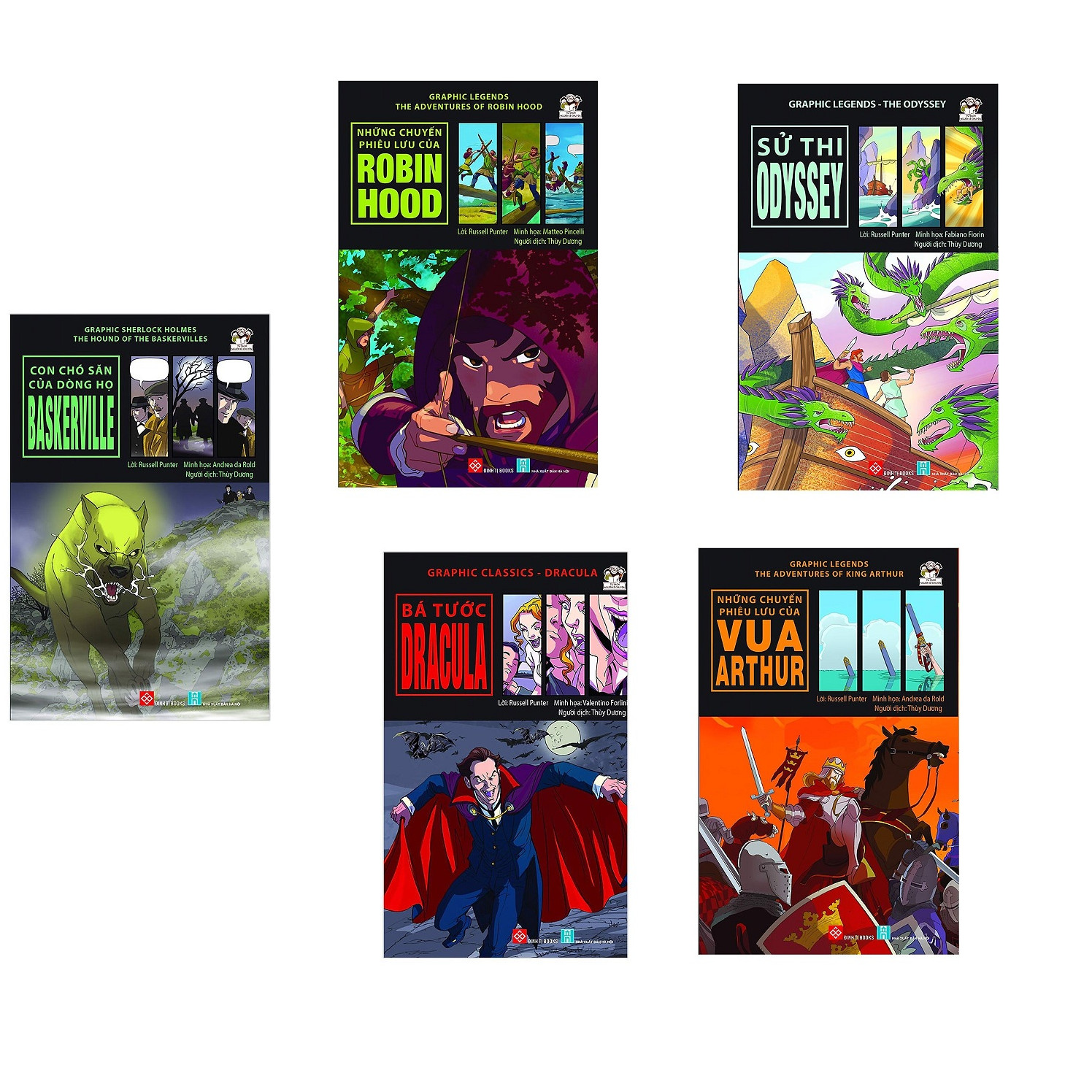 Sách hay cho bé: Combo 5 quyển sách Graphic