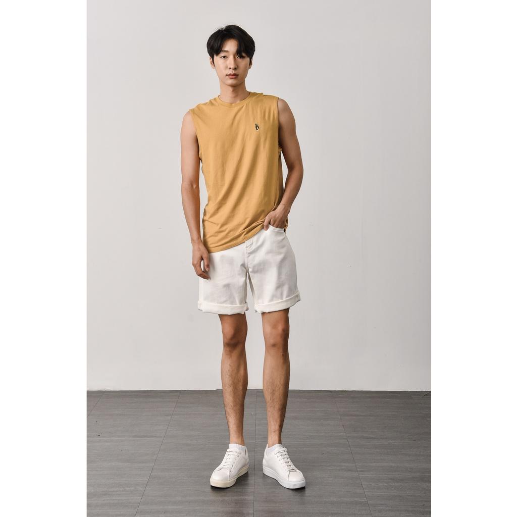 TANKTOP - Áo thun ba lỗ 3 màu basic chất đẹp, hình thêu - 10S21TTO002 LASTORE MENSWEAR