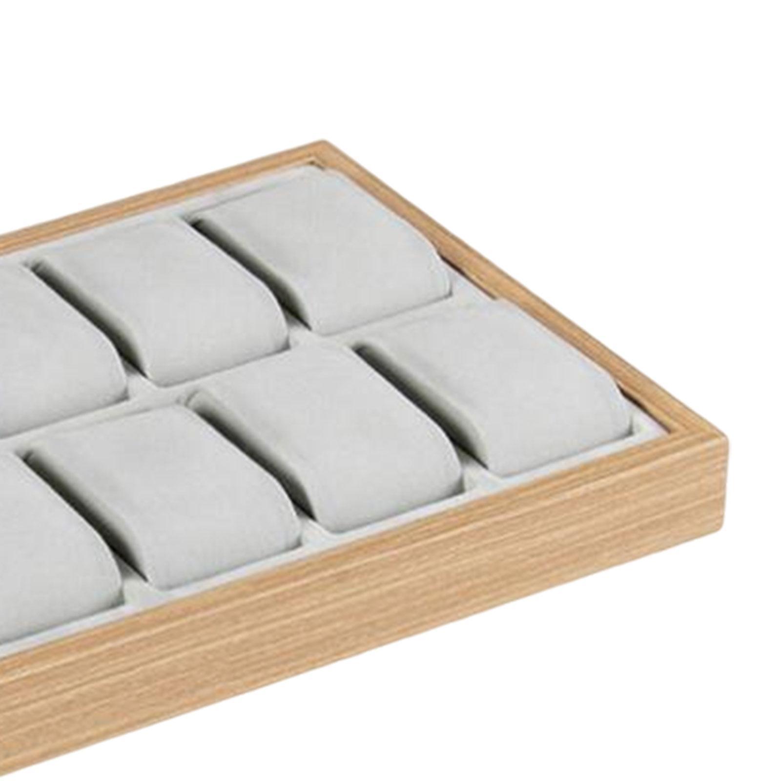 Watch Box Wood with Velvet Pillow Showcase Jewelry Bracelet Storage Case Collection 12 Slots Watch Box Organizer Classic Watch Display Box